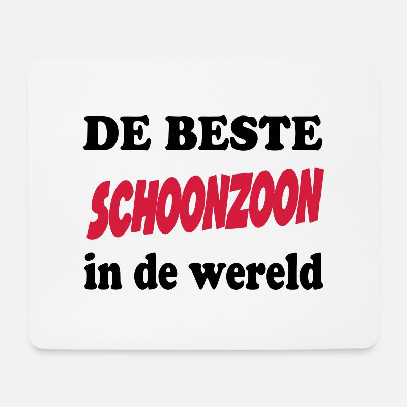 De beste schoonzoon in de wereld - Mouse Pad (horizontal) - white