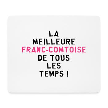 Franche-comté / Franc-Comtois / Franc-Comtoise - Tapis de souris (format paysage) - blanc - Devant