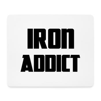 Iron - Mouse Pad (horizontal) - white - Front