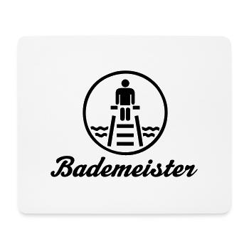 Bademeister 2 - Mousepad (Querformat) - Weiß - Vorne