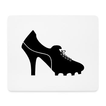 woman_soccer_01 - Mousepad (Querformat) - Weiß - Vorne