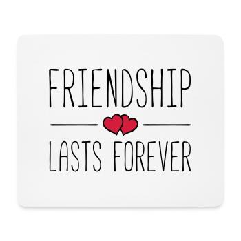friendship lasts forever hearts - Mousepad (Querformat) - Weiß - Vorne