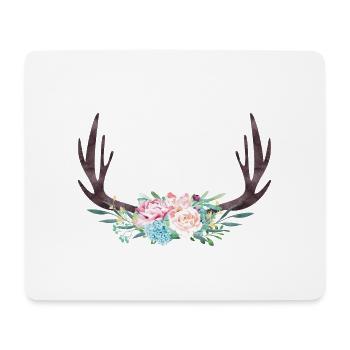 wreath_77A - Mouse Pad (horizontal) - white - Front