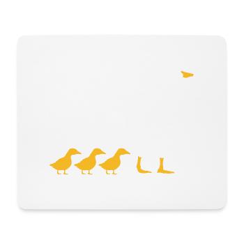 Family geese design - Mouse Pad (horizontal) - white - Front