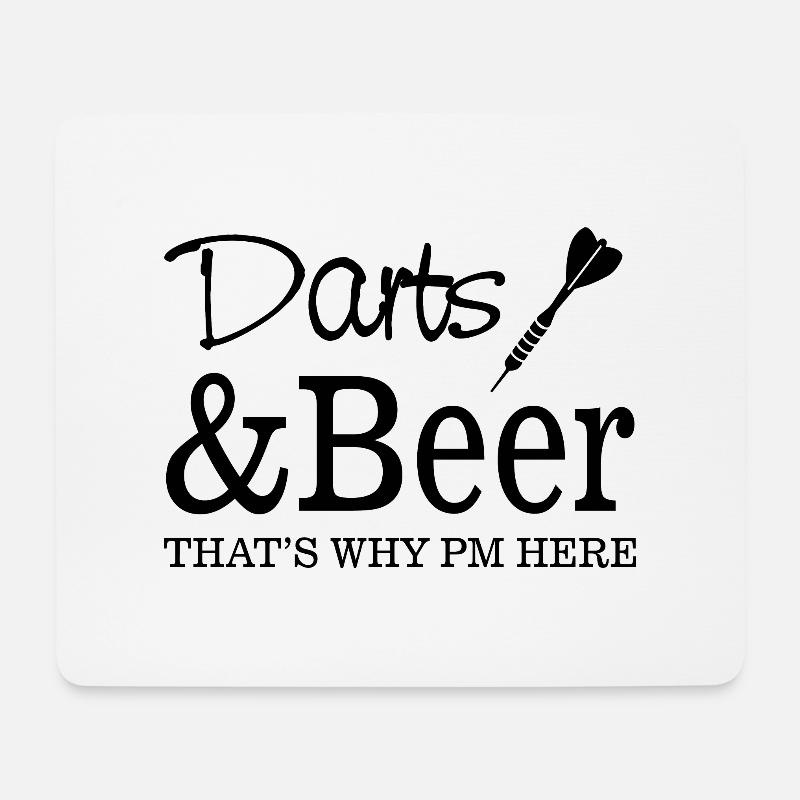 Darts Dart - Mouse Pad (horizontal) - white