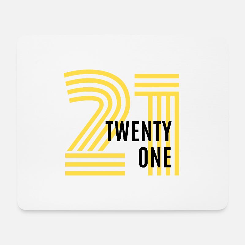 Celebrating Your 21st Birthday - Mouse Pad (horizontal) - white