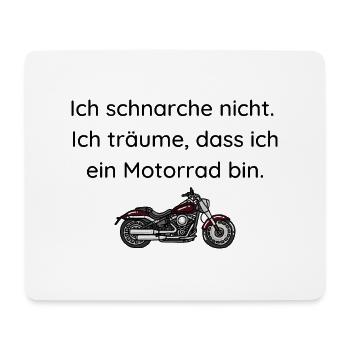 Ich schnarche nicht - Mousepad (Querformat) - Weiß - Vorne