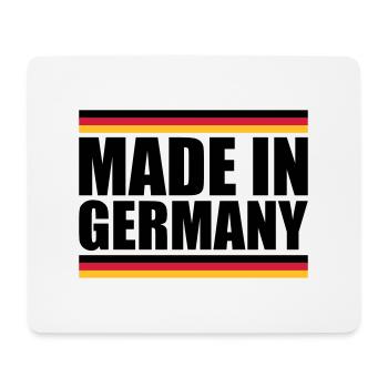 Fabriqué en Allemagne - Tapis de souris (format paysage) - blanc - Devant