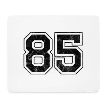 Numéro 85 - Tapis de souris (format paysage) - blanc - Devant
