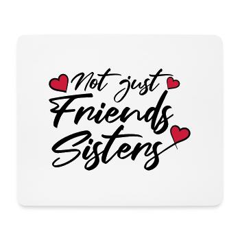 Hearts Friends Sisters - Mouse Pad (horizontal) - white - Front