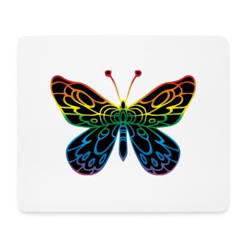 Schmetterling - Mousepad (Querformat) - Weiß - Vorne