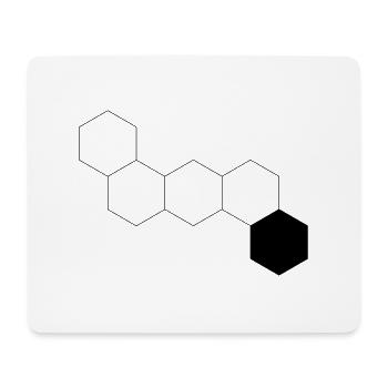 Raute - Mousepad (Querformat) - Weiß - Vorne