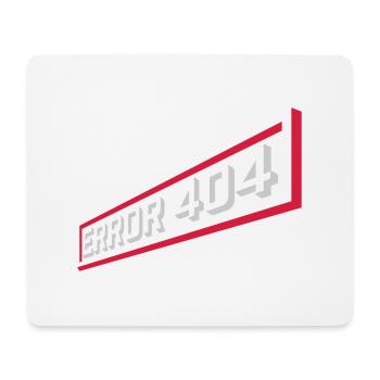 Error 404 network lost - Mouse Pad (horizontal) - white - Front