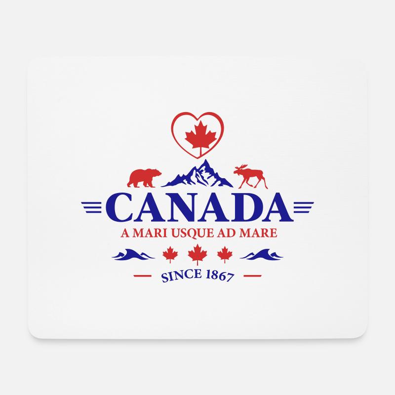 Kanada Vancouver Montreal Toronto Maple Leaf Bären - Mousepad (Querformat) - Weiß