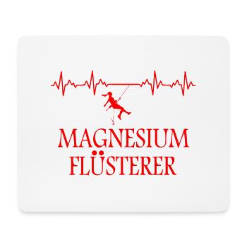 climbing - Mousepad (Querformat) - Weiß - Vorne
