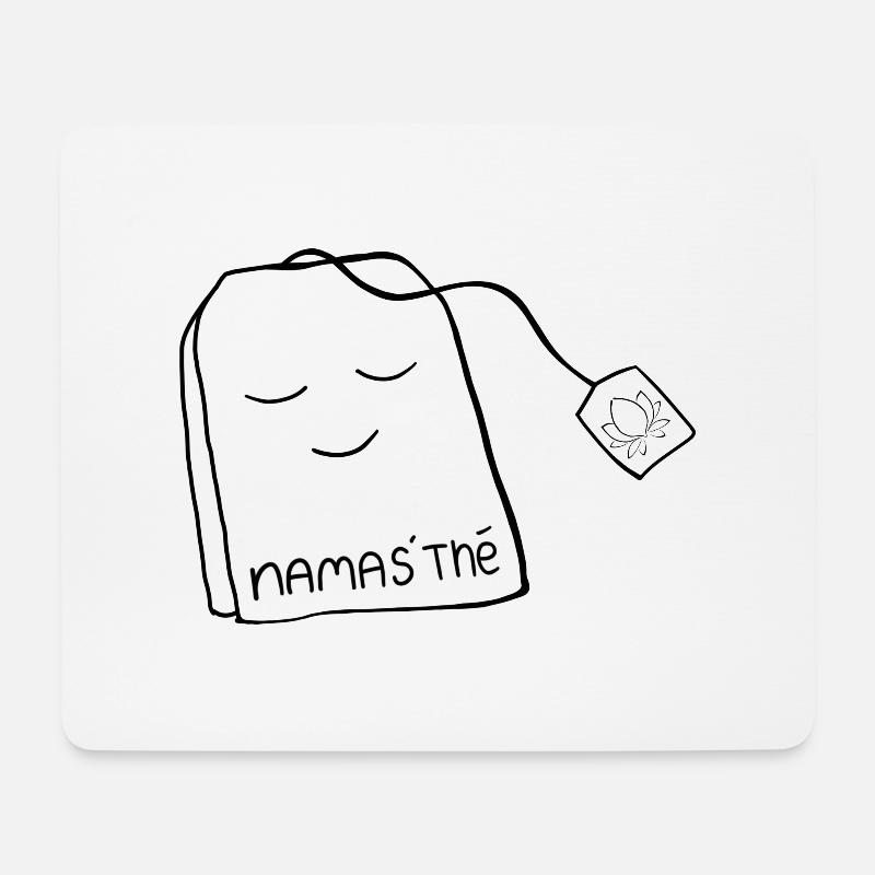Namas'thé - Mousepad (Querformat) - Weiß