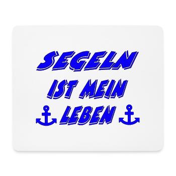Segeln - Mousepad (Querformat) - Weiß - Vorne