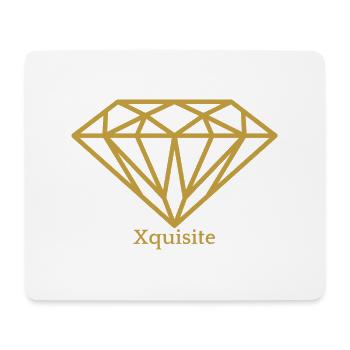 DIAMANT gold - Mousepad (Querformat) - Weiß - Vorne
