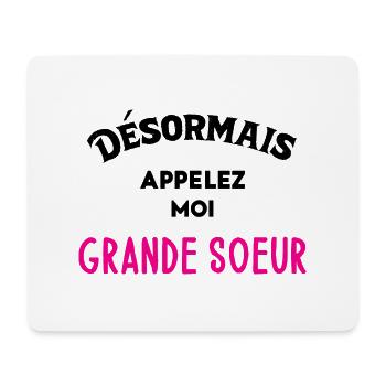 Idée D'Annonce De Grossesse - Tapis de souris (format paysage) - blanc - Devant