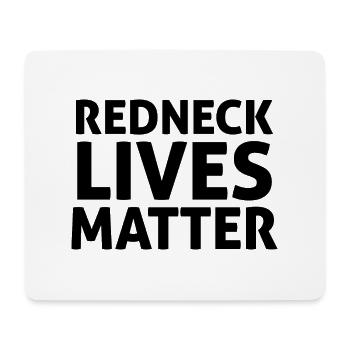 Redneck America Matters Land Western USA Männer - Mousepad (Querformat) - Weiß - Vorne