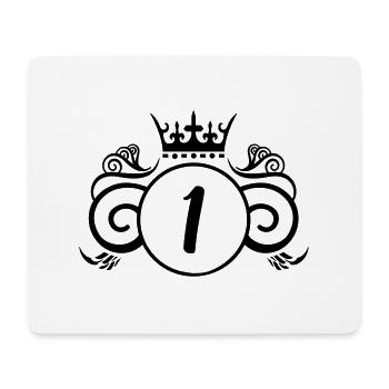 Armoiries 1 - Tapis de souris (format paysage) - blanc - Devant