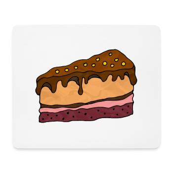 Cake - Mouse Pad (horizontal) - white - Front
