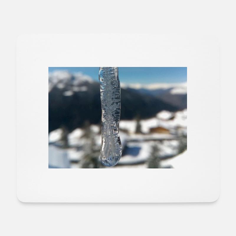 Streetwear ICE DROP - Mousepad (Querformat) - Weiß
