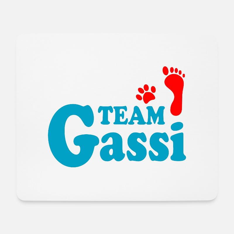 Dog Hund - Mousepad (Querformat) - Weiß