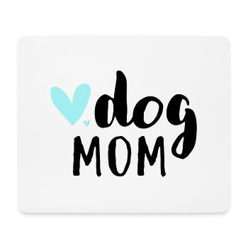 Dog mom / Hundemama - Mousepad (Querformat) - Weiß - Vorne