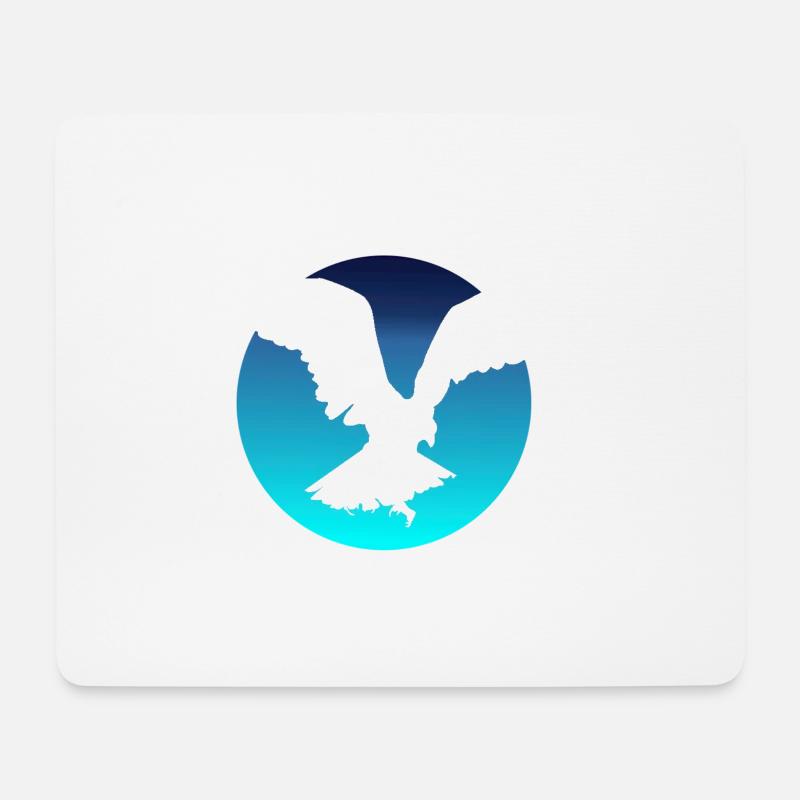 Fliegender Adler - Mousepad (Querformat) - Weiß