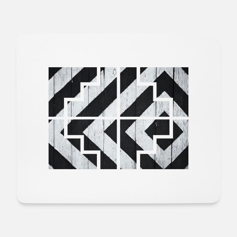 Geometric - Mouse Pad (horizontal) - white