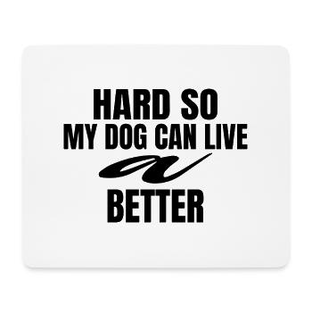 Hund Dog - Mouse Pad (horizontal) - white - Front