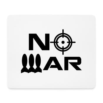 no war 01 - Tapis de souris (format paysage) - blanc - Devant