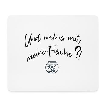 Fische Ritter Spruch Familie - Mousepad (Querformat) - Weiß - Vorne