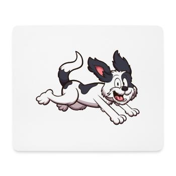 Courir Shih Tzu Chien - Tapis de souris (format paysage) - blanc - Devant