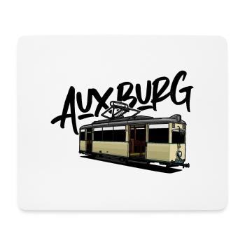 Augsburg / Tram / Straßenbahn // Illustration - Mouse Pad (horizontal) - white - Front