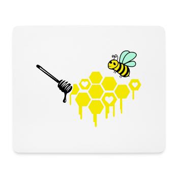 apiculteur - Tapis de souris (format paysage) - blanc - Devant