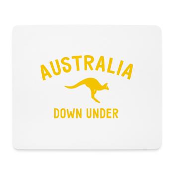 Australia - Down Under - Australien - Känguru - Mousepad (Querformat) - Weiß - Vorne