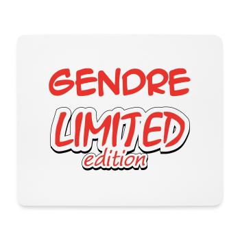 GENDRE LIMITED EDITION - Mousepad (Querformat) - Weiß - Vorne