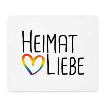 Heimat Liebe - Mousepad (Querformat) - Weiß - Vorne