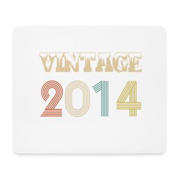 2014 Vintage Vintage Retro Birthday - Original - Mouse Pad (horizontal) - white - Front