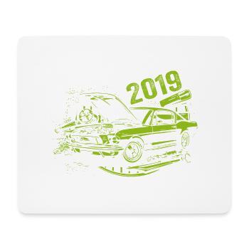 2019 Geburtstag Oldtimer Modell 2019 Vintage 2019 - Mousepad (Querformat) - Weiß - Vorne