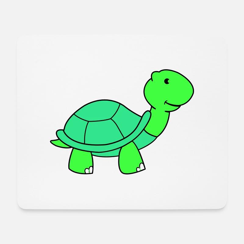 schildkröte - Mousepad (Querformat) - Weiß