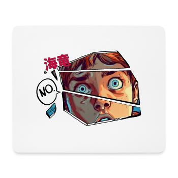 Comics fan! - Mouse Pad (horizontal) - white - Front