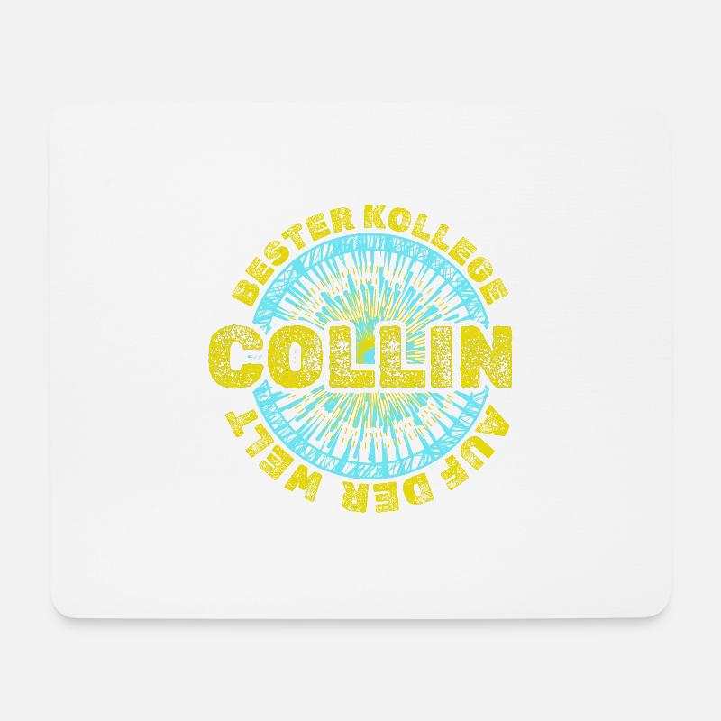 Collin als Vorname - Mousepad (Querformat) - Weiß