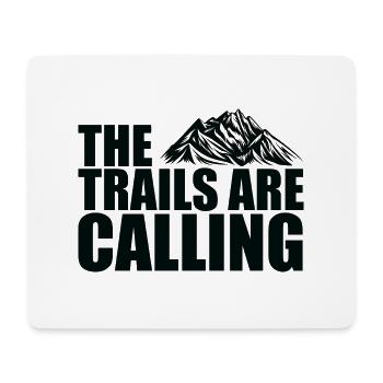 Trail Running Sports - Tapis de souris (format paysage) - blanc - Devant