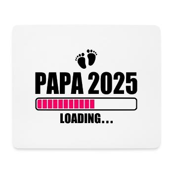 Papa 2025 - Mousepad (Querformat) - Weiß - Vorne