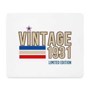 Vintage 1931 limited edition - Mouse Pad (horizontal) - white - Front