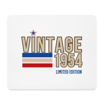 Vintage 1954 limited edition - Tapis de souris (format paysage) - blanc - Devant