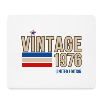 Vintage 1976 limited edition - Tapis de souris (format paysage) - blanc - Devant